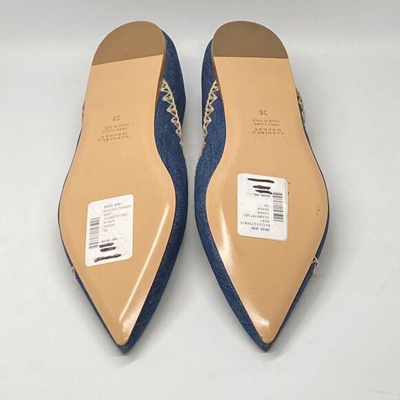 Gabriela Hearst Avner Denim Stitch Ballerina Flats size 38 - Picture 12 of 13